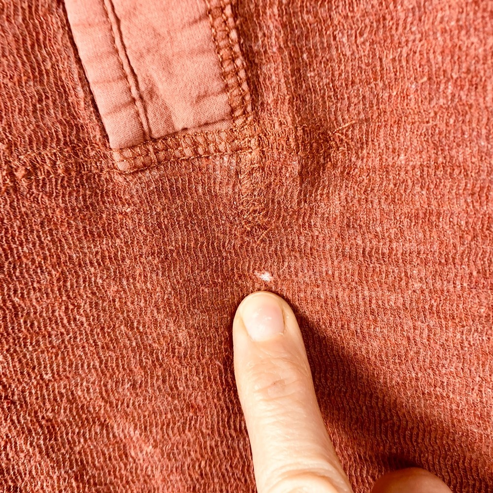 Grayers Shirt Mens Extra Large New Windsor Double Cloth Henley Red‎ Outdoor Work - Picture 2 of 9